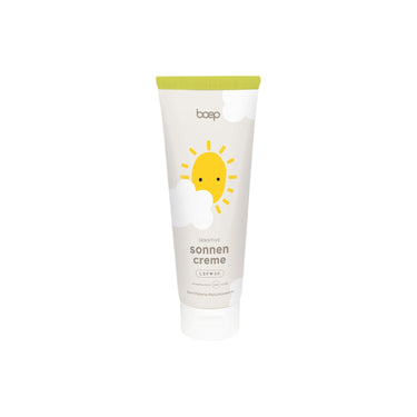 Mineralische Sonnencreme Sensitiv ohne Duft mit LSF 30 von das boep für Babys und Kinder mit empfindlicher Haut