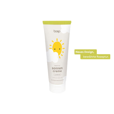 Mineralische Sonnencreme Sensitiv ohne Duft mit LSF 30 von das boep für Babys und Kinder mit empfindlicher Haut