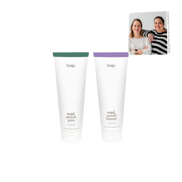 Sensitiv Haarpflege Set für sehr für empfindliche Kopfhaut von das boep bestehend aus Shampoo und Spülung