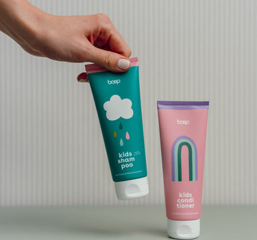 Shampoo und Conditioner für Kinder von das boep zertifizierte Naturkosmetik hergestellt in Deutschland