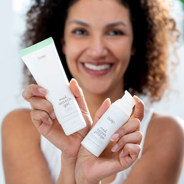 Gesichtspflege Bundle bestehend aus einer Feuchtigkeitscreme fürs Gesicht und einem Waschgel für sehr empfindliche Haut und bei Neurodermitis