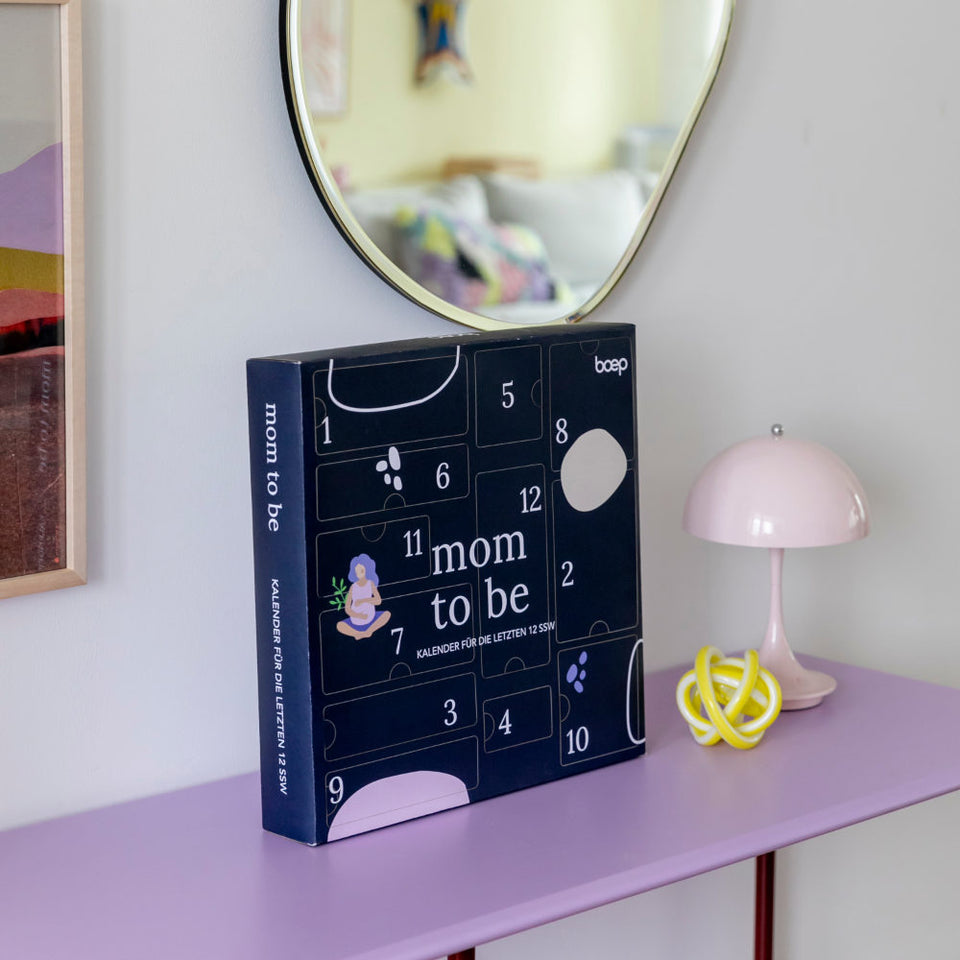 Mom To Be Kalender – Schwangerschaftskalender für die letzten 12 SSW